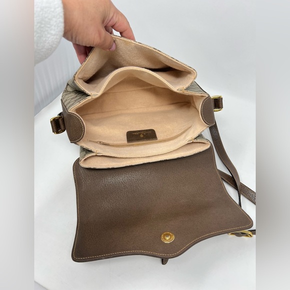 Gucci Crossbody Shoulder Bag Vintage Gucci Web Sherry Line -Medium size - Picture 12 of 15